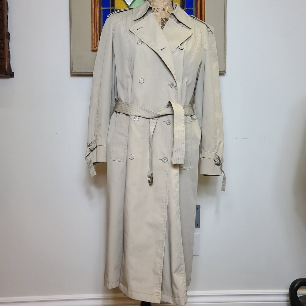 Vintage London Fog Trench Coat with Zip out full fleece Lining